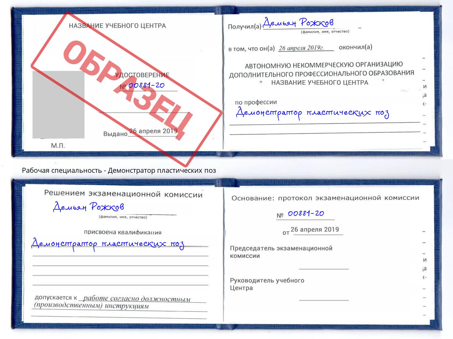 Демонстратор пластических поз Инта